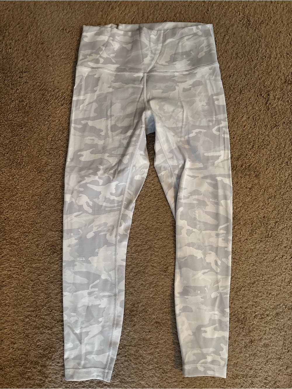 lululemon athletica White & Gray Camo High-Rise Align Leggings